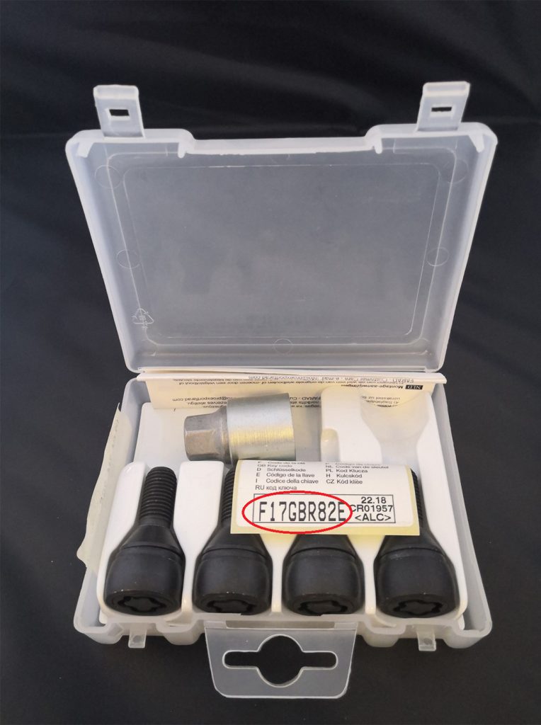 Example key code numbers